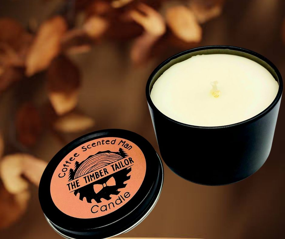 Coffee Scented Man Candle