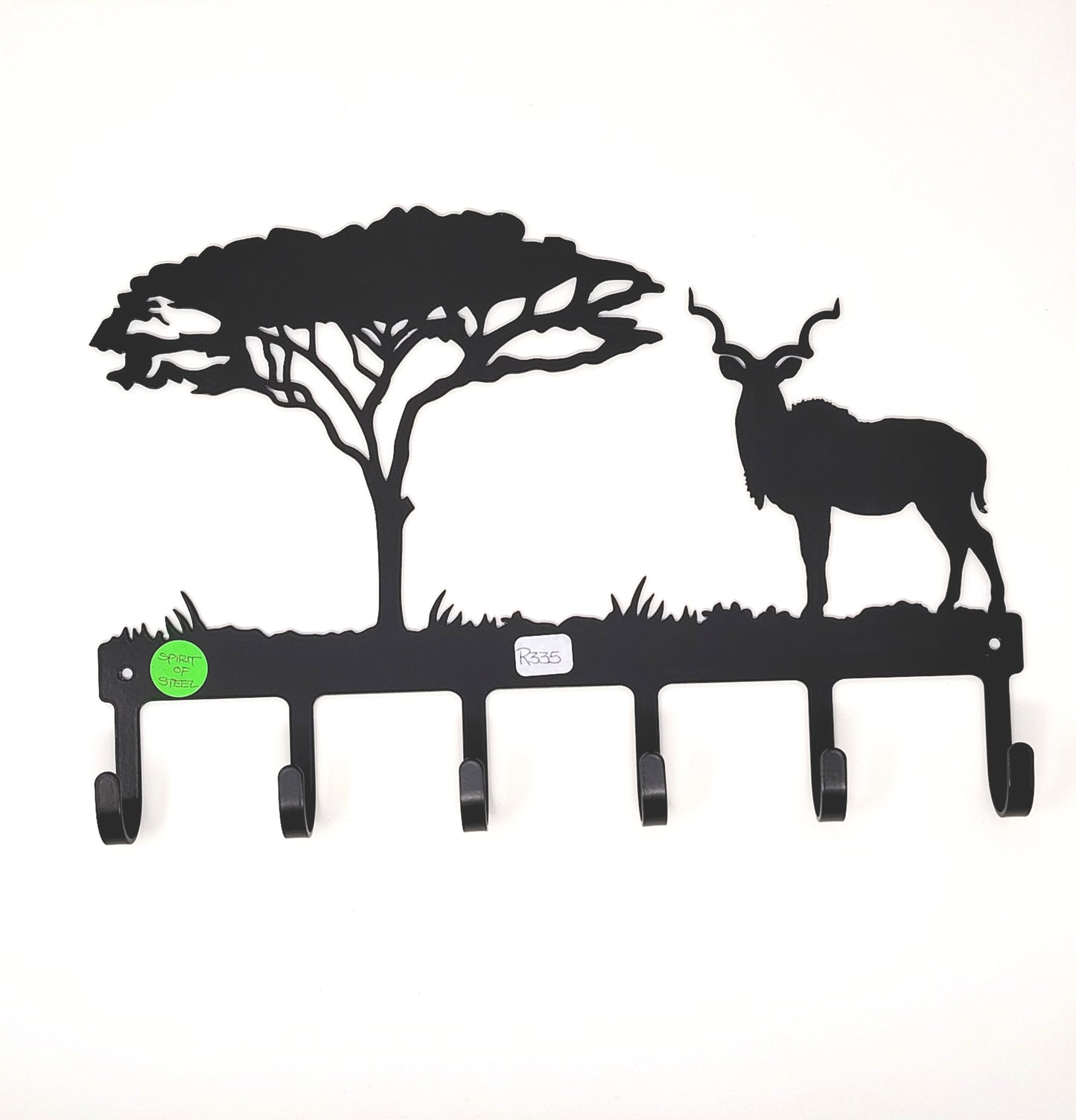 Kudu & Acacia tree - Wall Hook