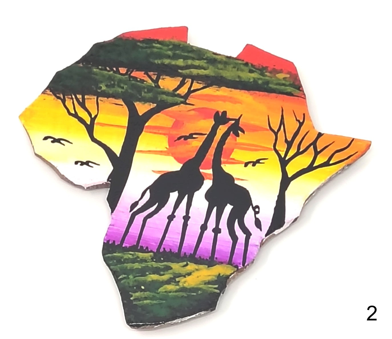 Rhino with Acacia Tree (Africa) Magnet