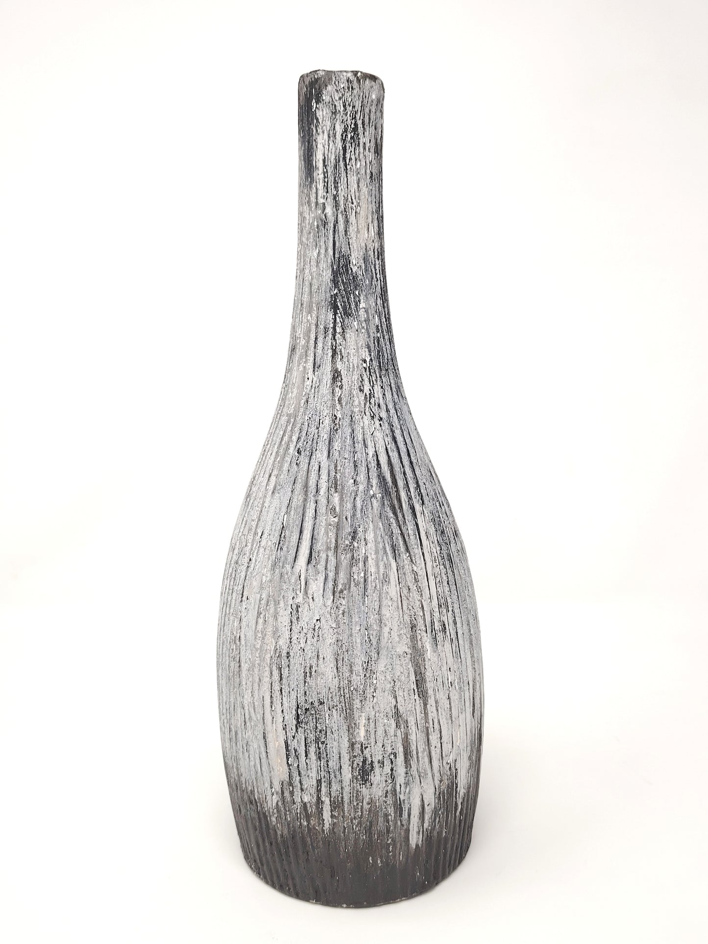 Tall vase with long neck (A24)- Clay