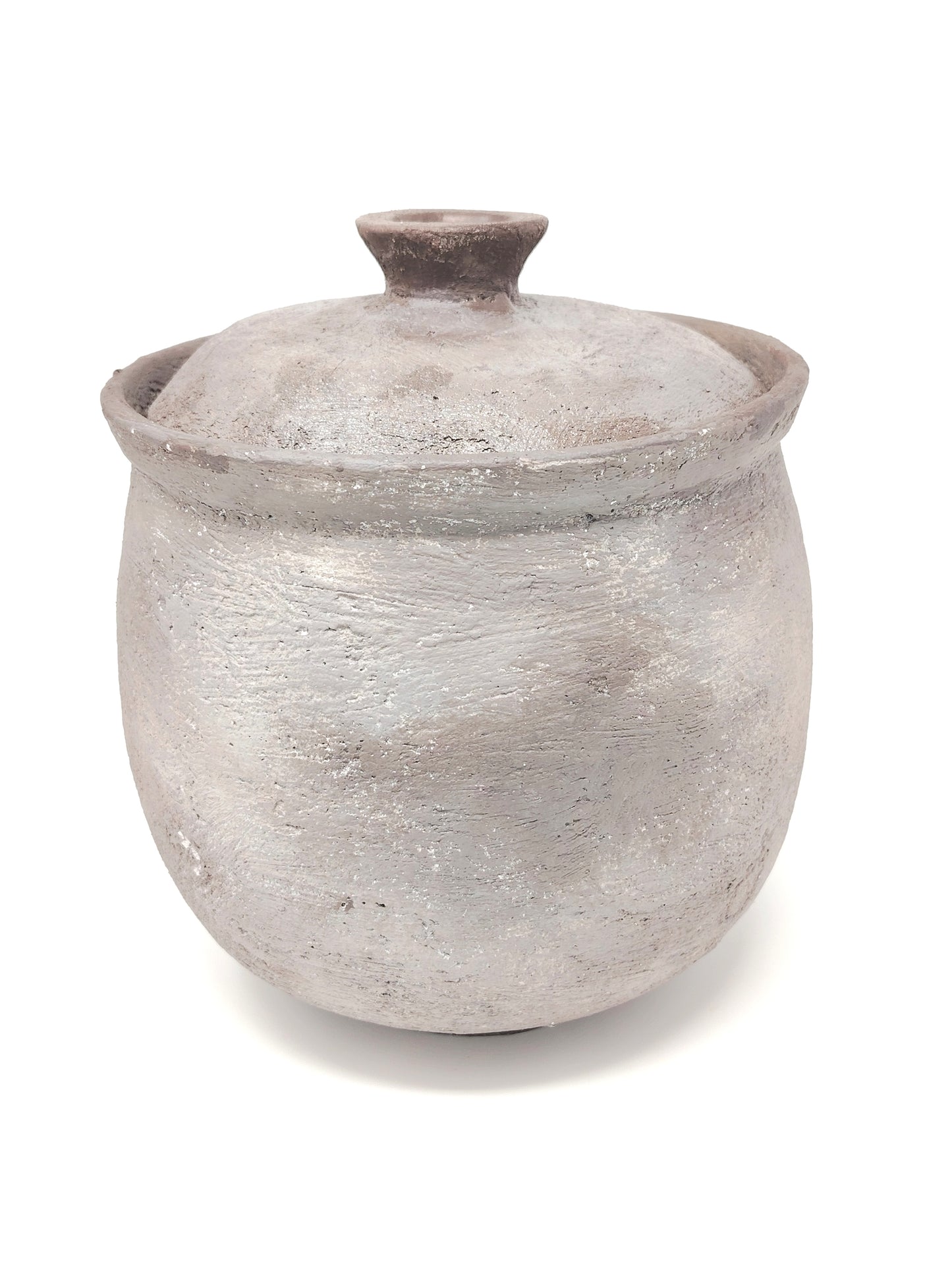 Pot with lid (A30) - Clay