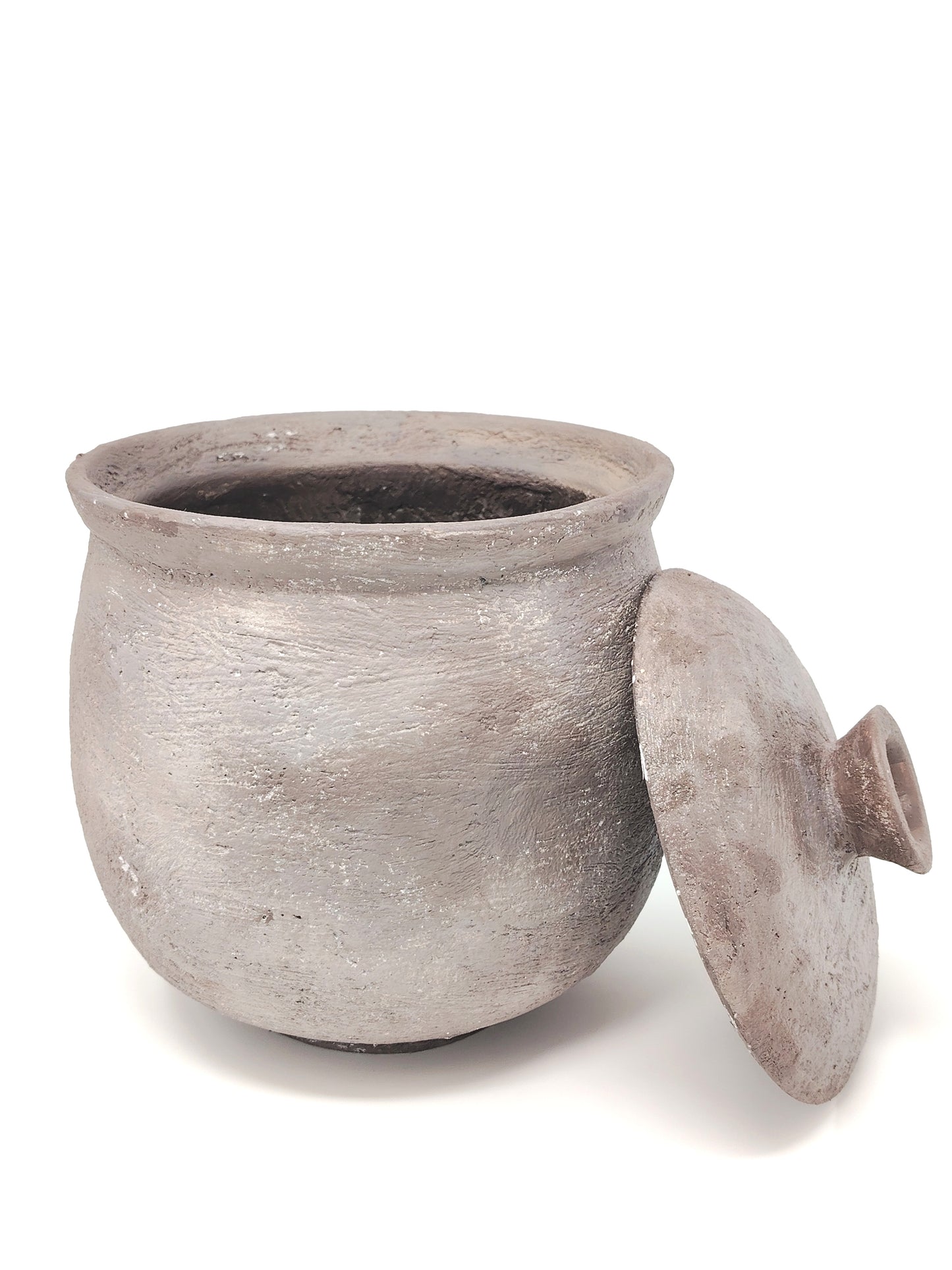 Pot with lid (A30) - Clay