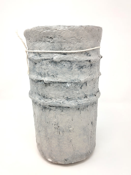 Cylinder vase with rings (A41)