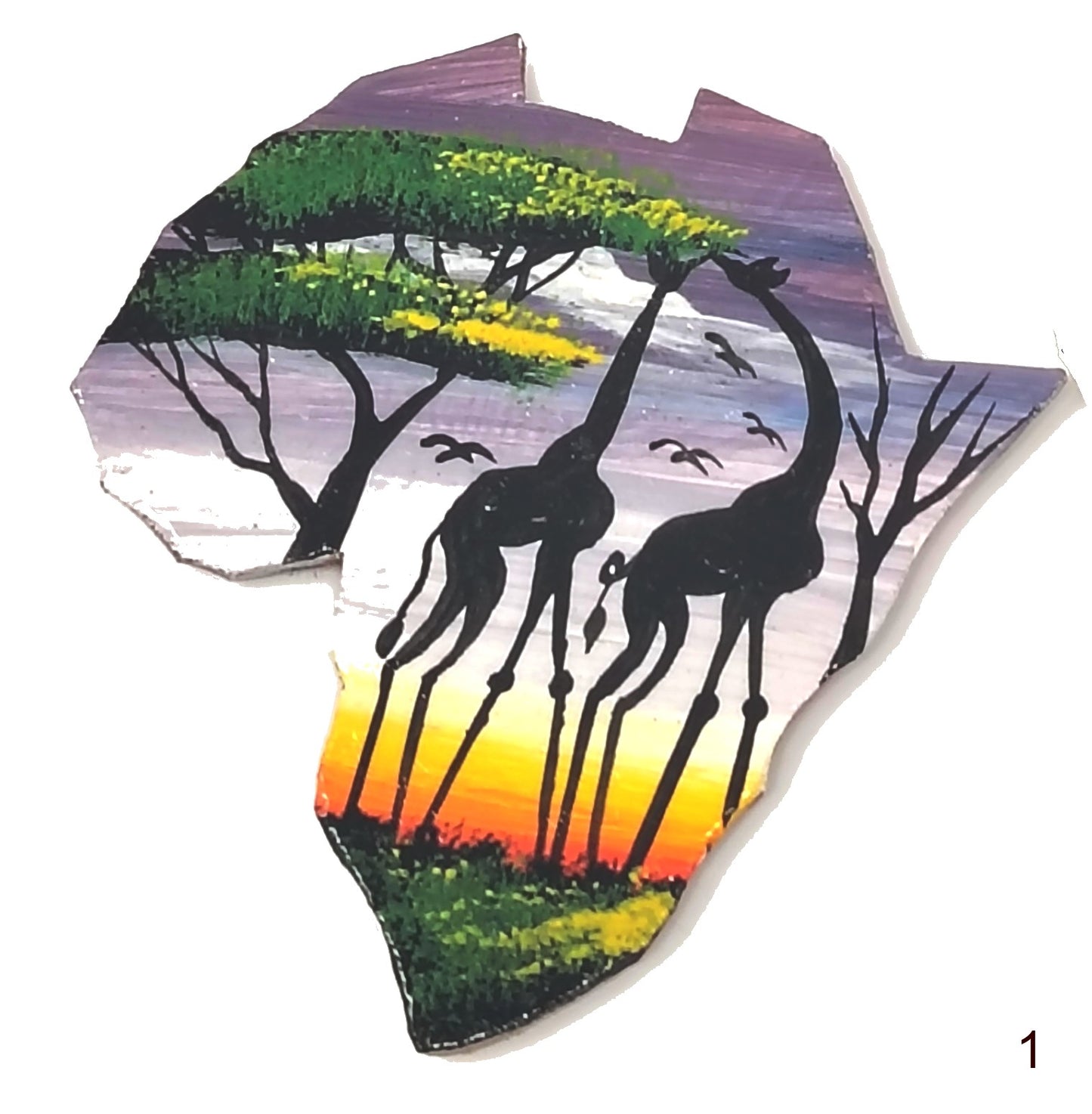 Rhino with Acacia Tree (Africa) Magnet