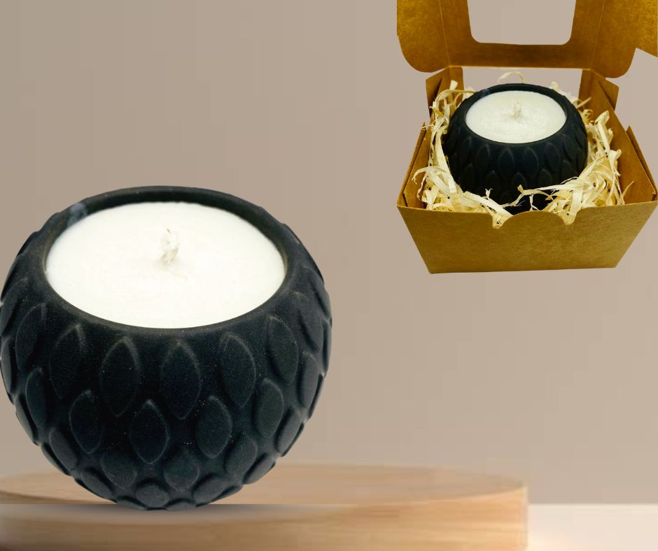 Black Scale Candle Gift