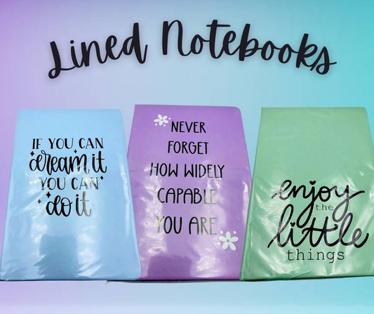 Lined Notebooks