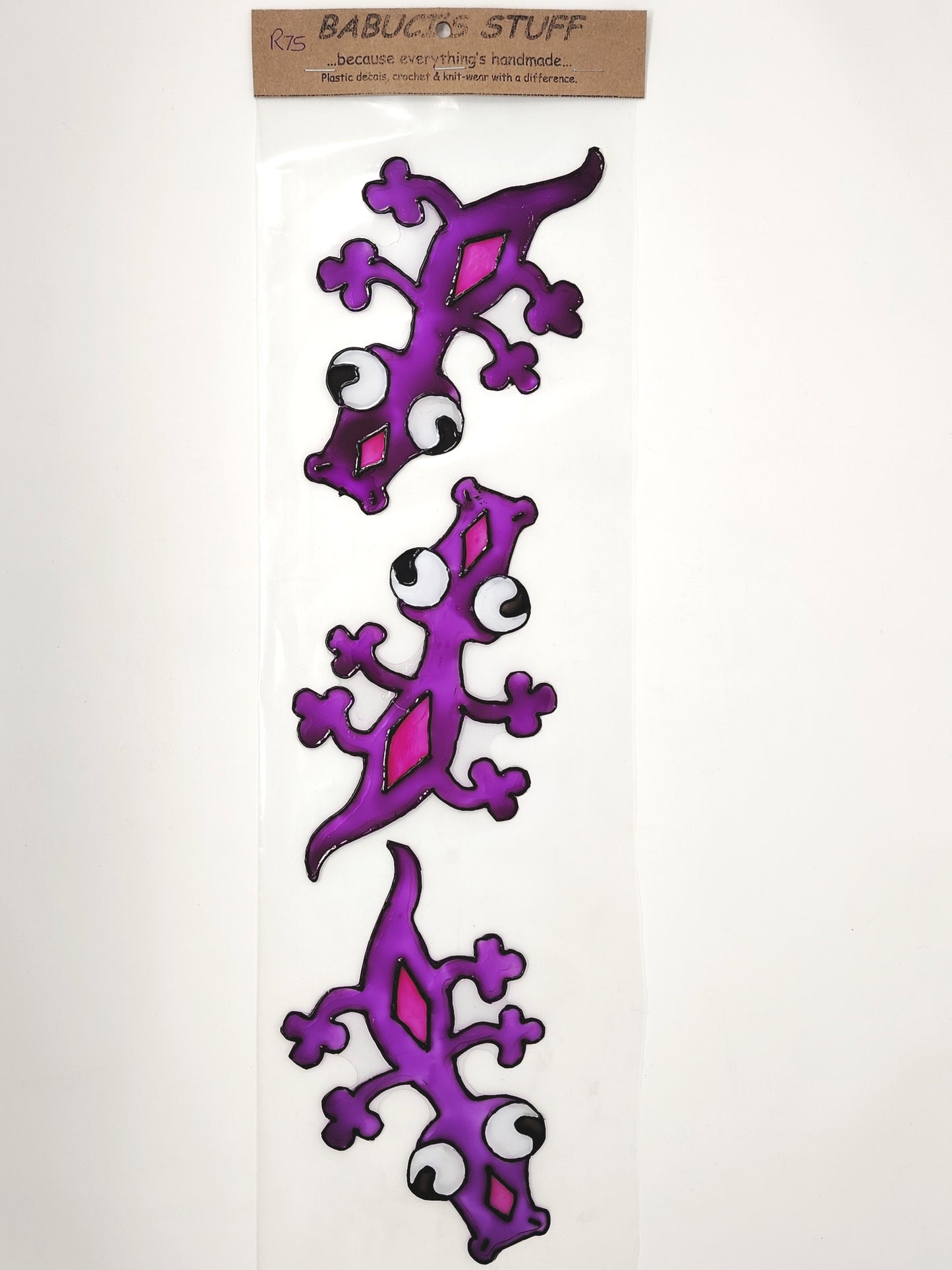 Purple gecko - Window stickers