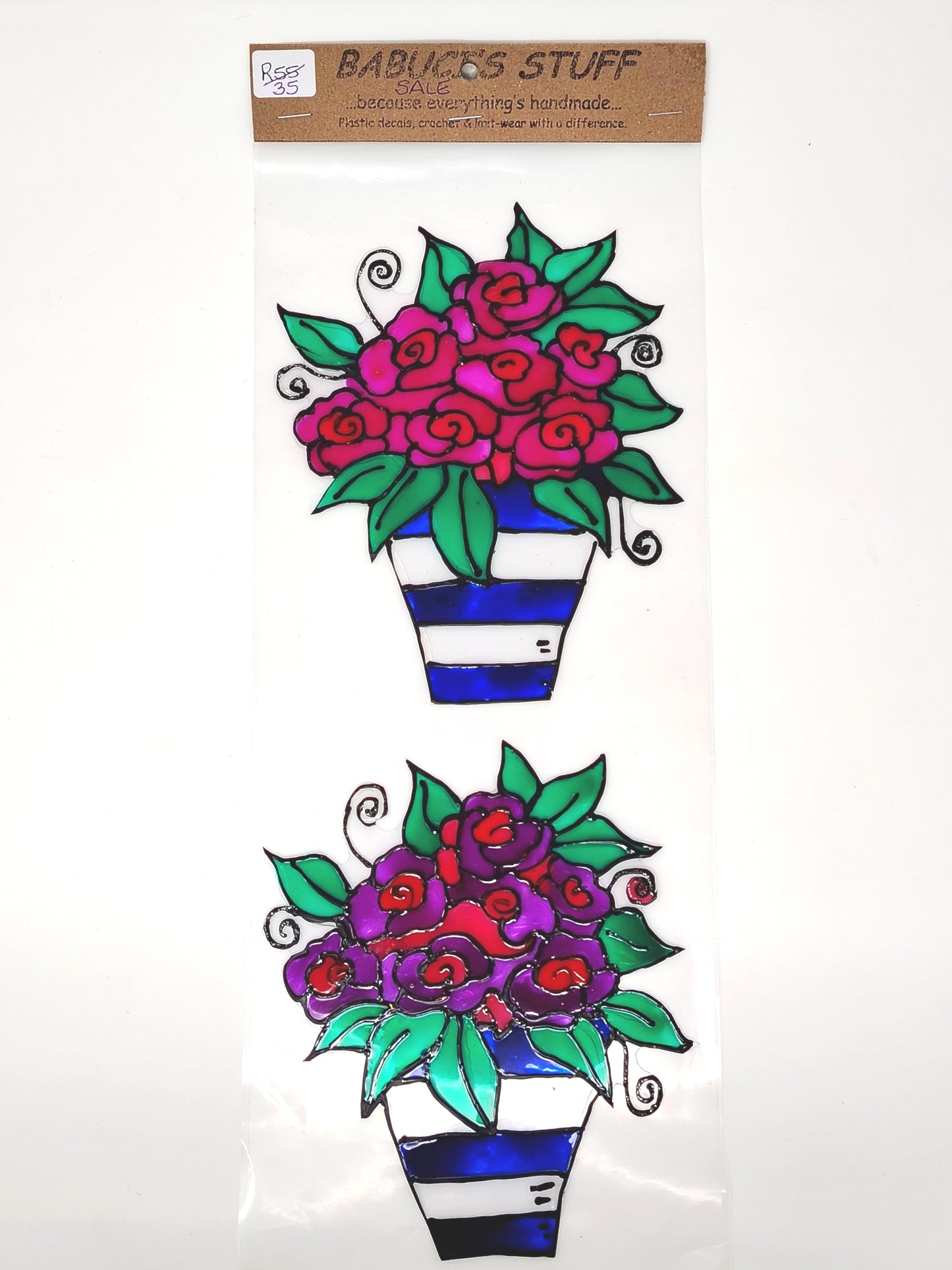 Flowerpots - Window sticker