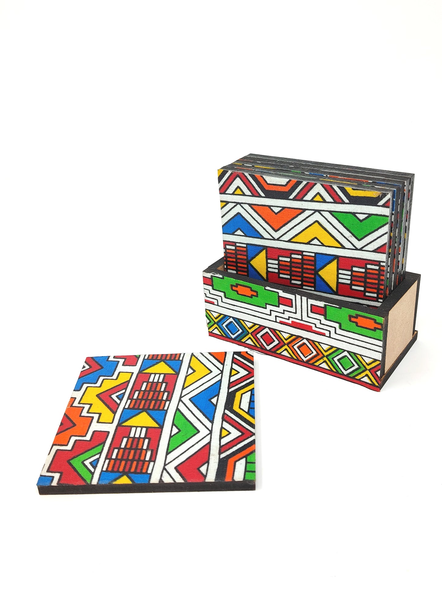 Square coaster sets