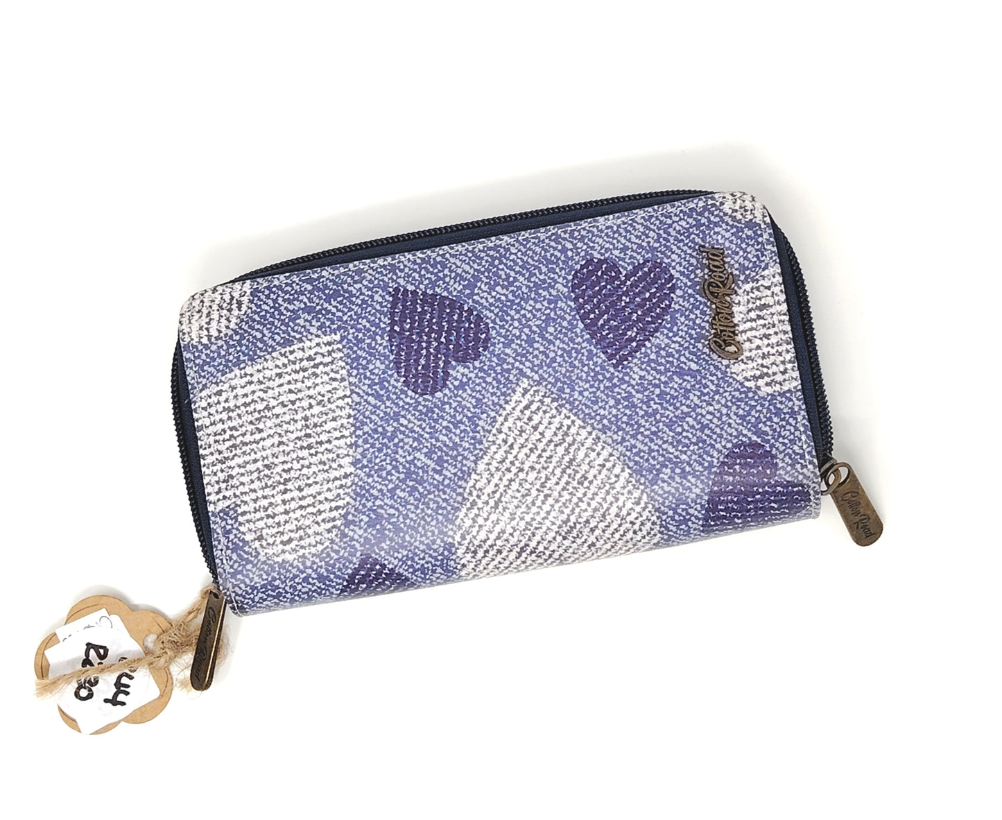 Navy Floral Money Pouch - Cotton Road