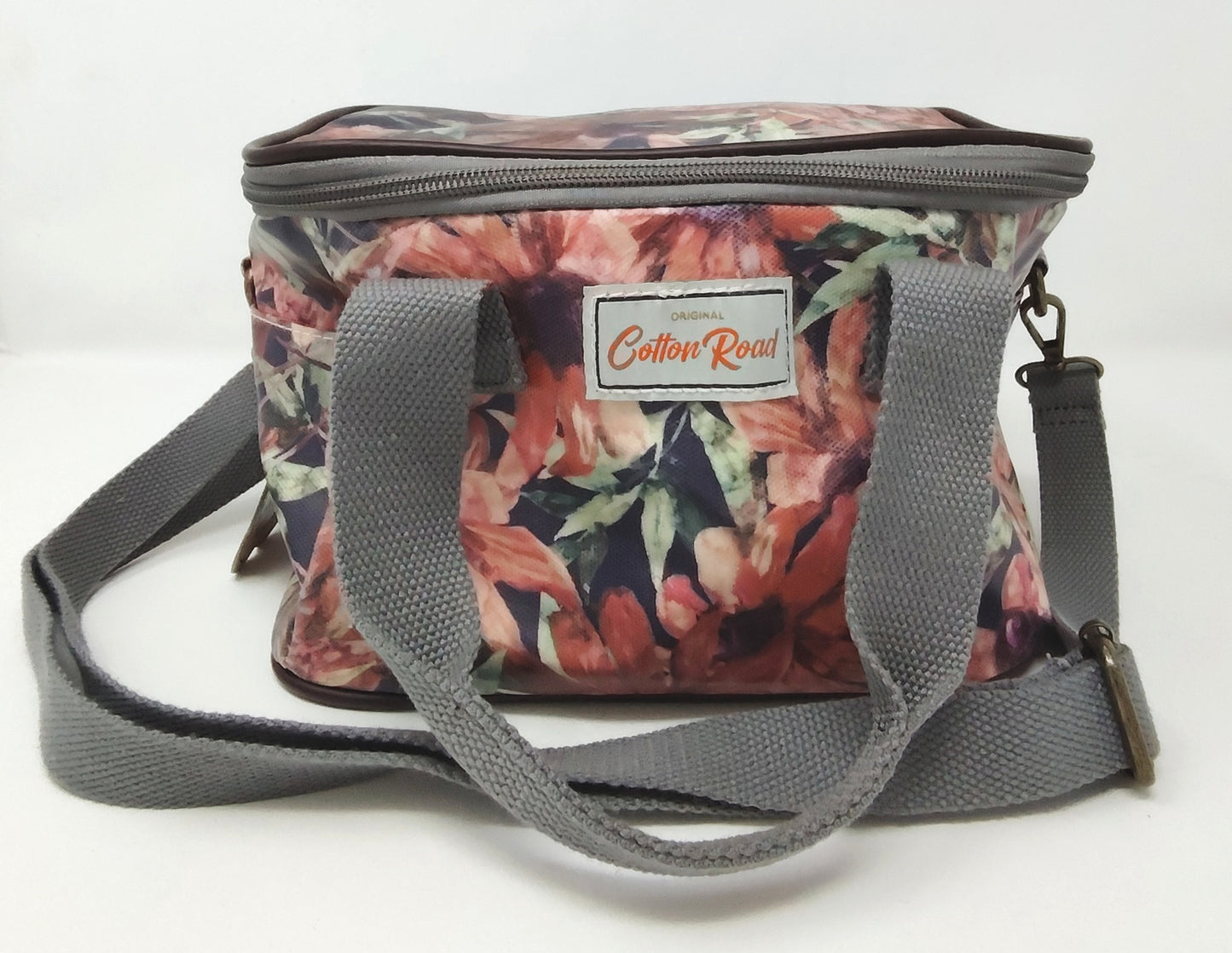 Pink floral cooler bag - Cotton Road