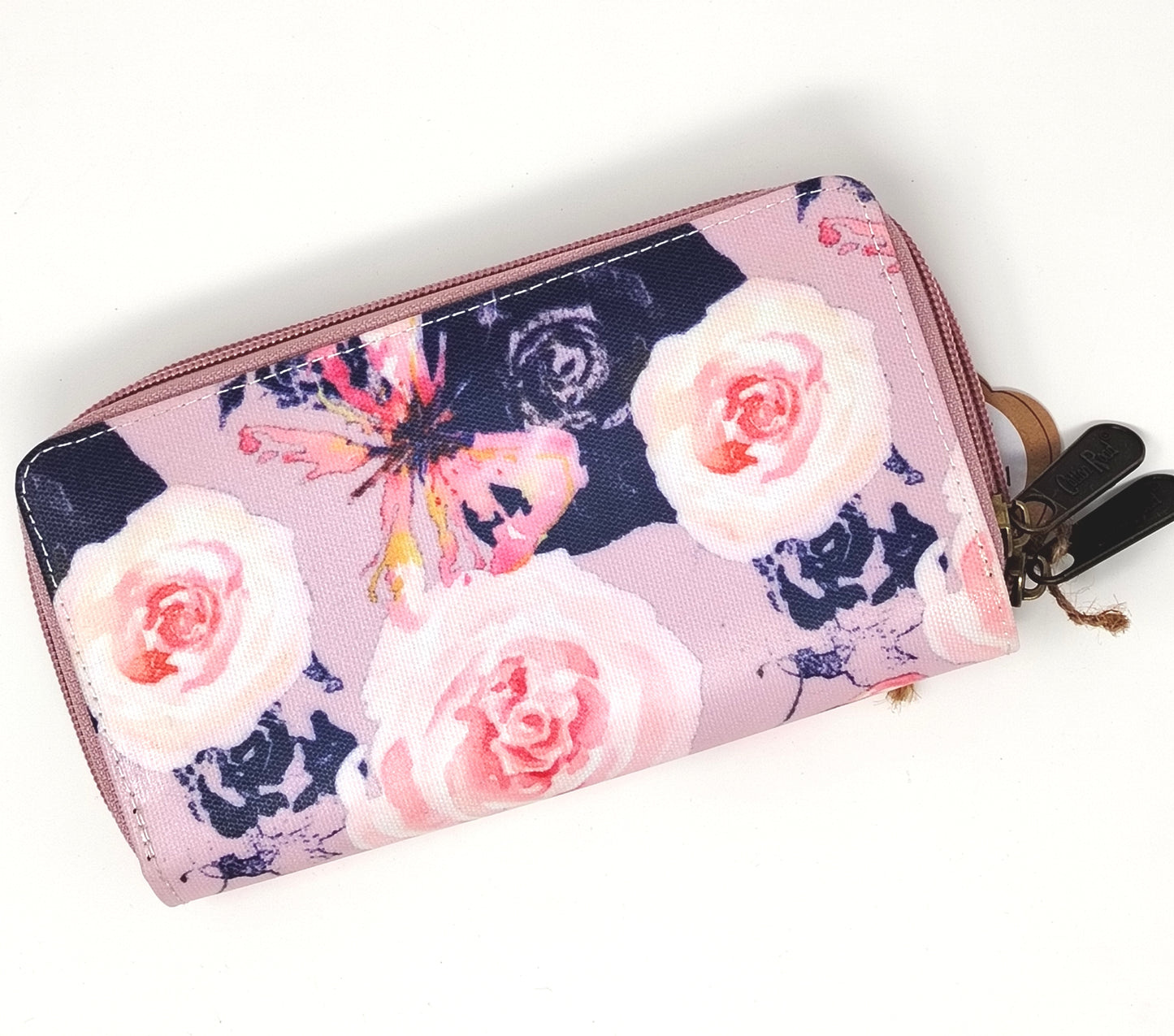 Pink rose purse -Cotton Road