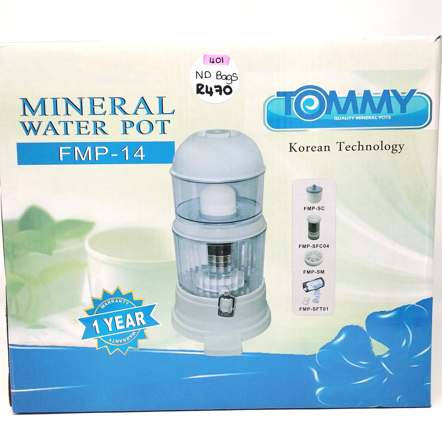 Mineral water filter