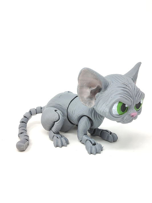 Grey Cat 3D Print