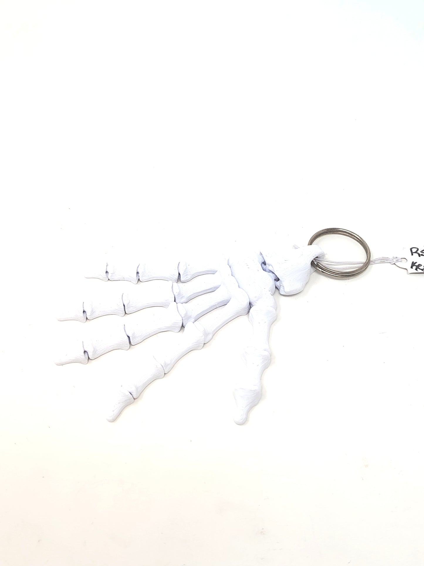 Skeleton Hand 3D Print Keyring