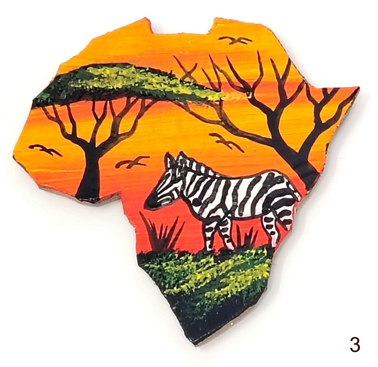 Rhino with Acacia Tree (Africa) Magnet